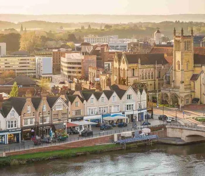 Abingdon, one of the areas covered by Andy Jones Window Cleaning