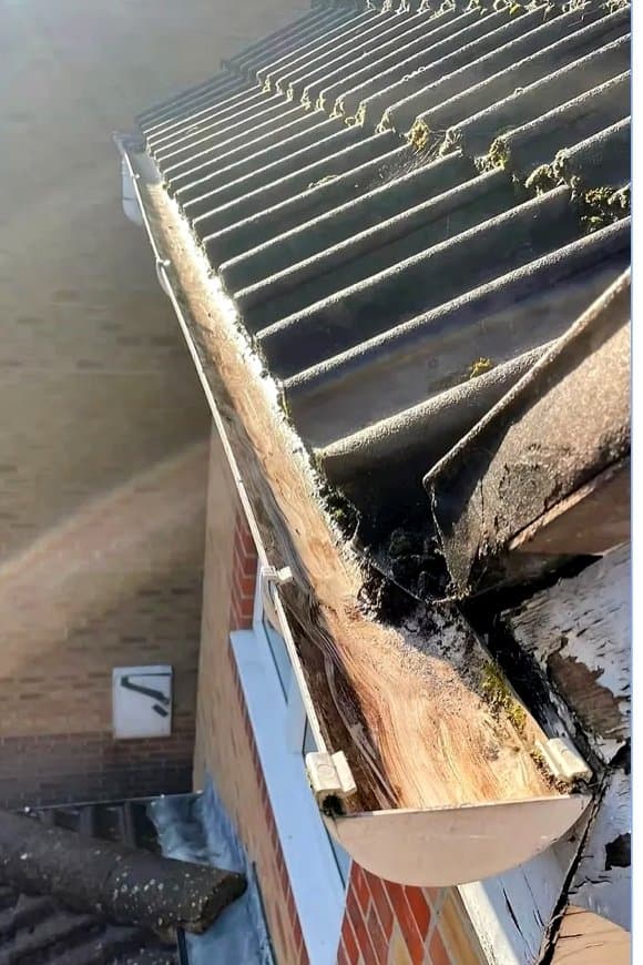 Gutter clearance after cleaning