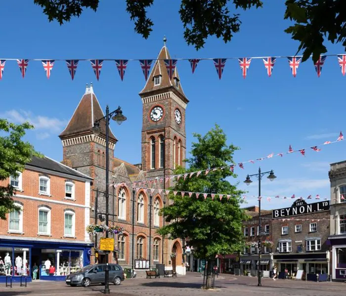 Newbury town centre — window cleaning by Andy Jones