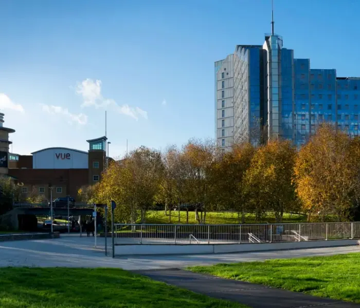 Basingstoke town centre — window cleaning by Andy Jones